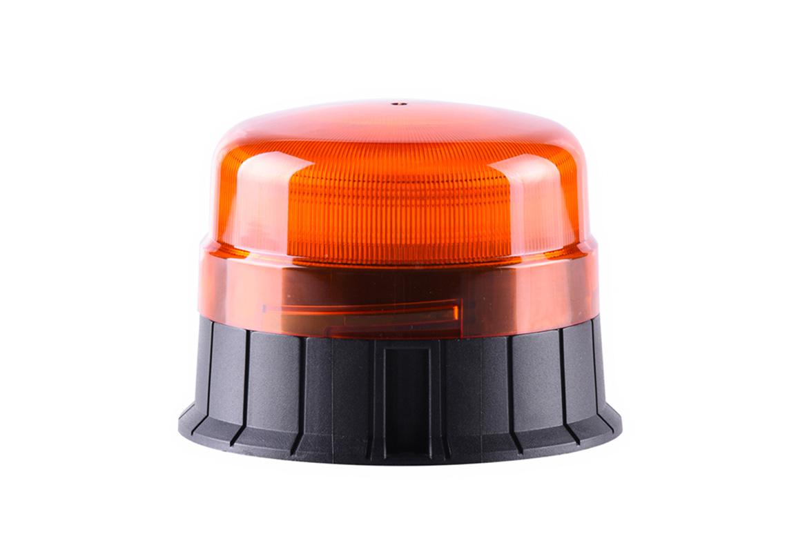 ORANGE LED BEACON FLASHING 3-POINT FIXTURE - 12/24V